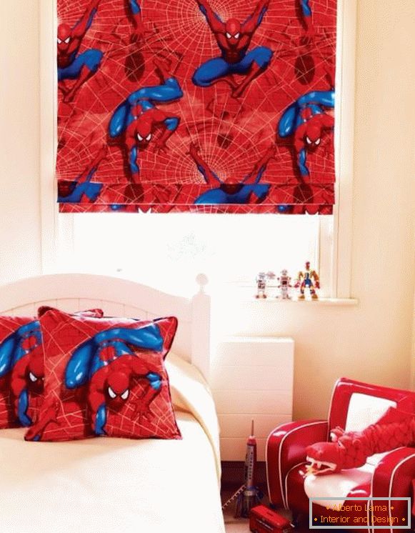 cortinas en una habitación para niños para un niño adolescente, foto 68