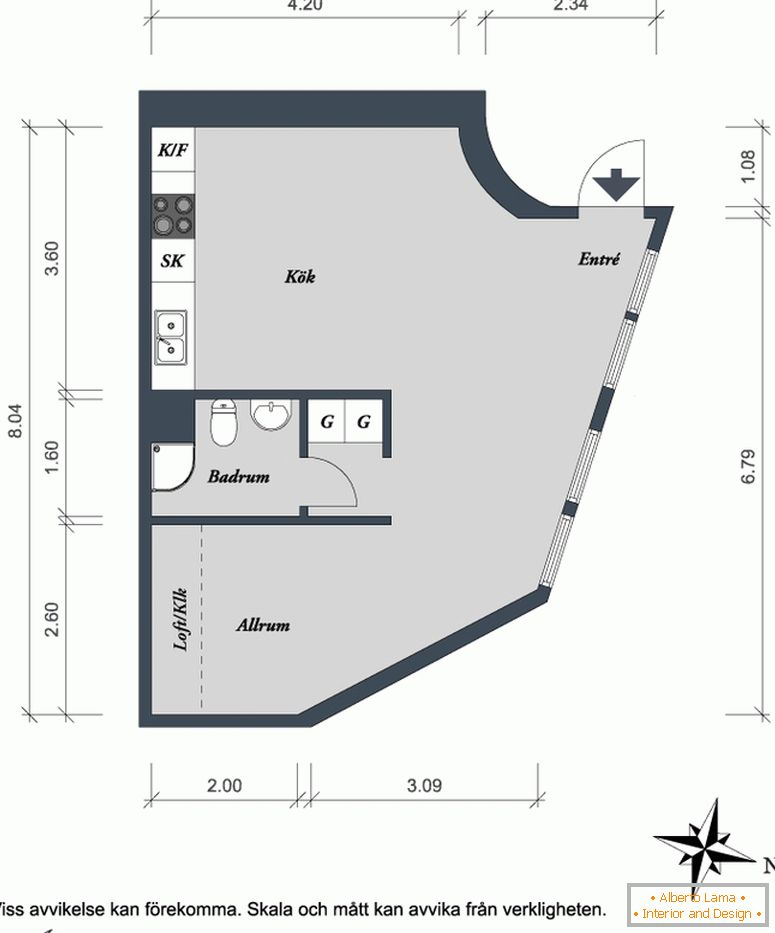 Planificación detallada del apartamento