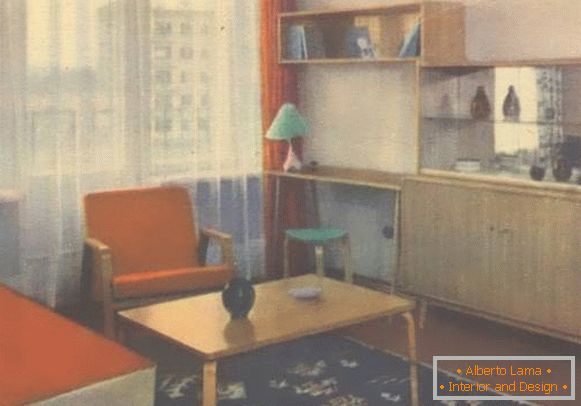 Muebles soviéticosв стиле minimalismo 50-60-х