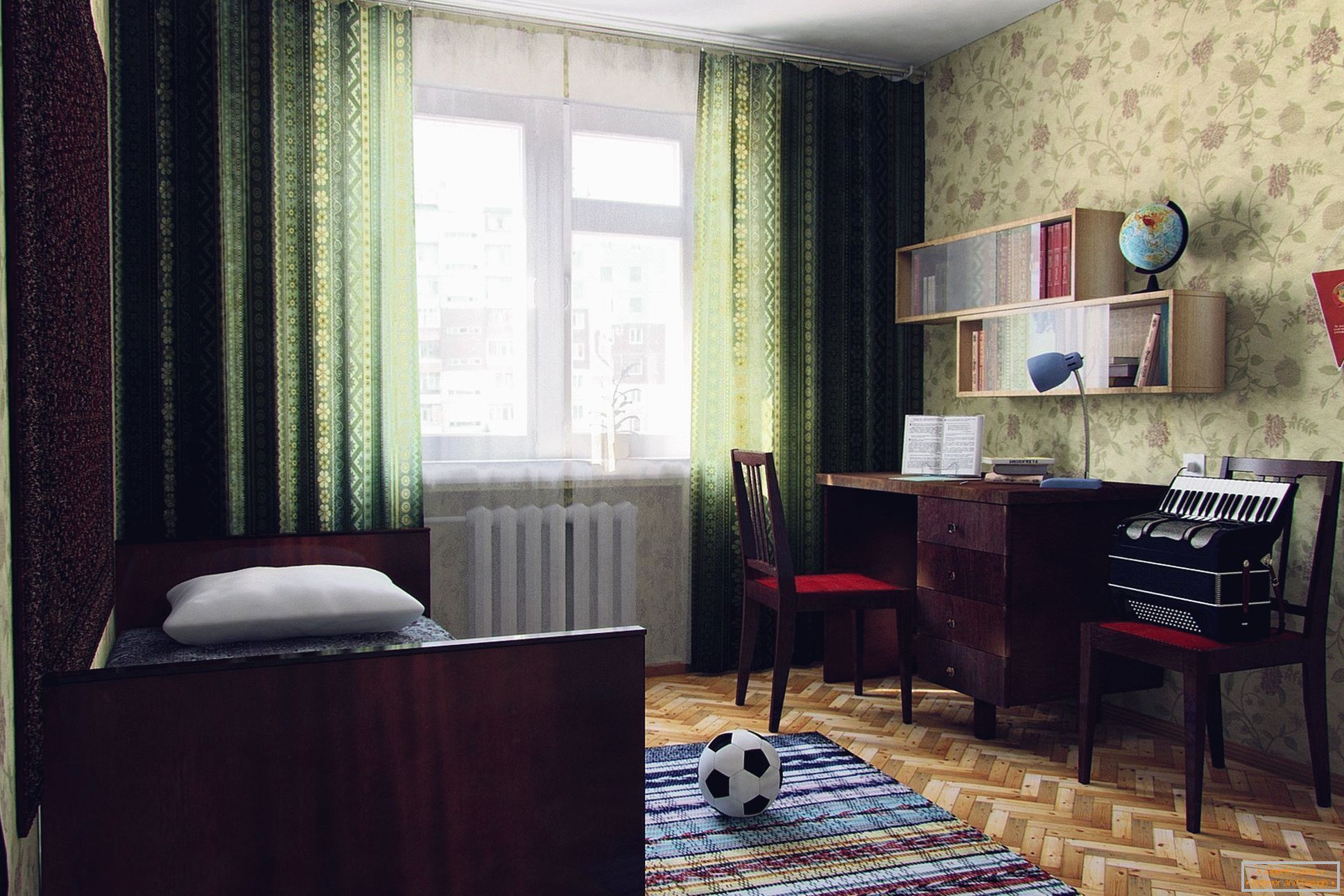 El dormitorio soviético
