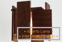 Lámparas modernas de madera oscura de la compañía Cerno