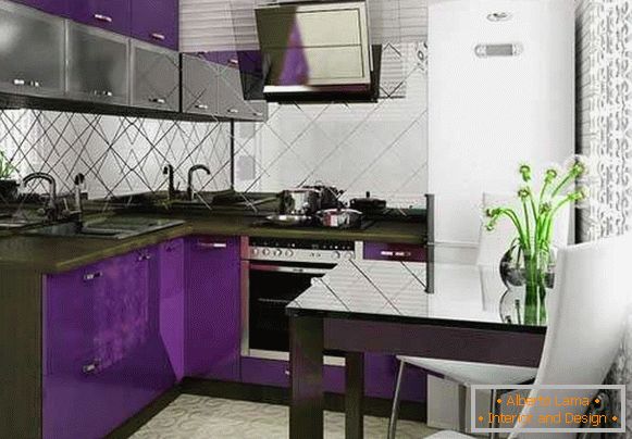 cocina moderna Foto de diseño de 8 m2, foto 4