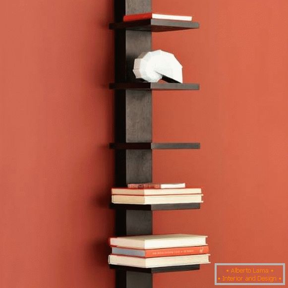 Estantes de pared para libros y decoración
