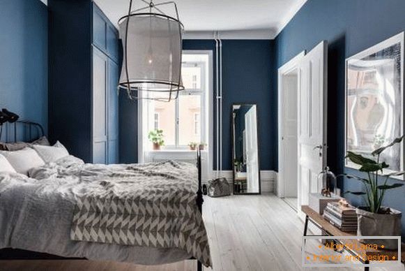 Fotos de la habitación en estilo moderno y color azul