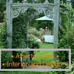 Arco en el diseño del jardín