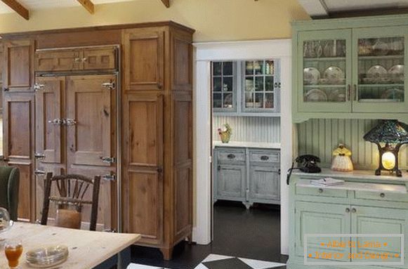 Hermosos armarios de cocina - foto en el interior