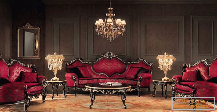 El mobiliario es una obra de arte, o un autorretrato de su época.