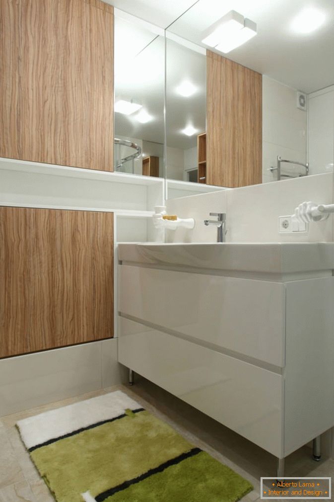Cuarto de baño elegante apartamento de una habitación