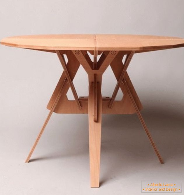 La mesa de comedor de la chapa de madera, la foto 12