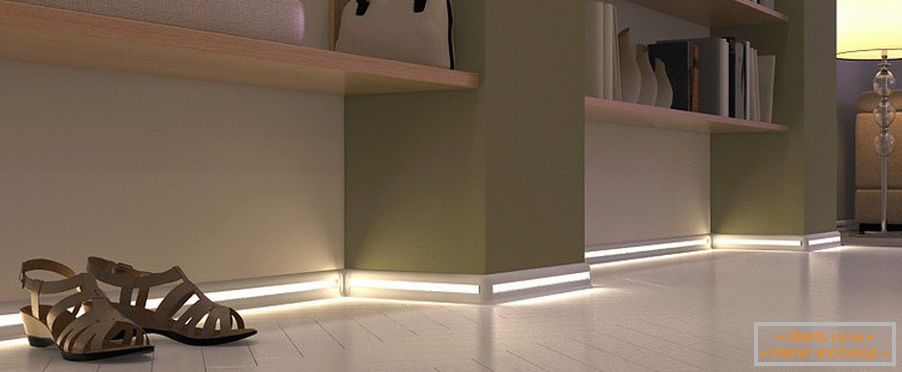 LED zócalos de iluminación