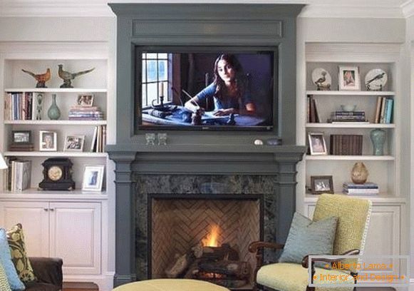 ¿Es posible colgar el televisor sobre una chimenea convencional?