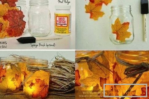 Cómo decorar una casa con hojas de otoño
