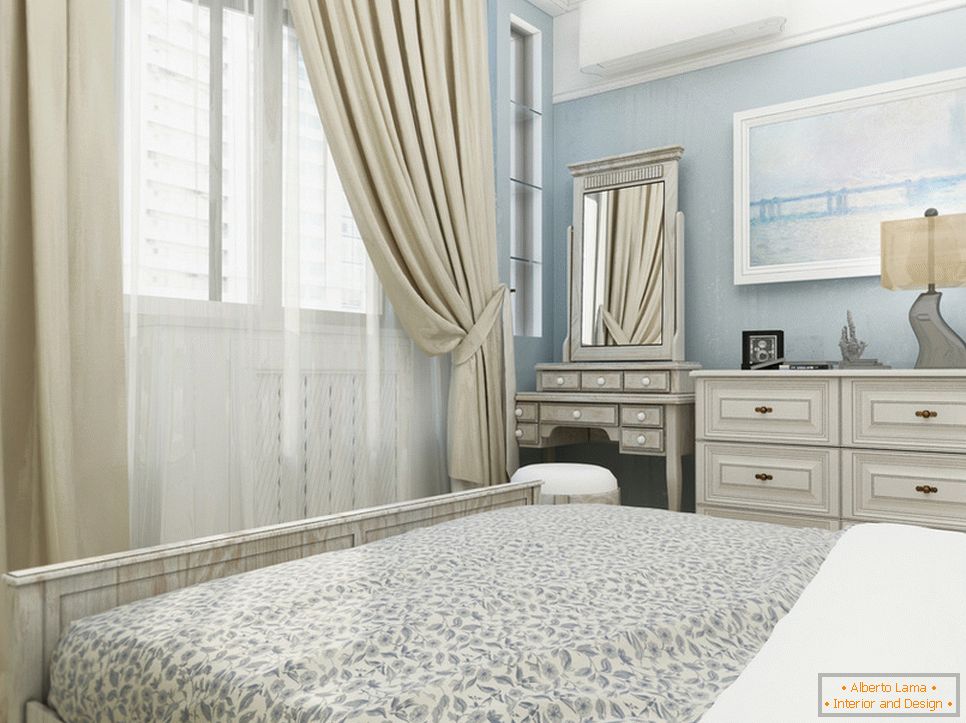 Dormitorio en estilo clásico