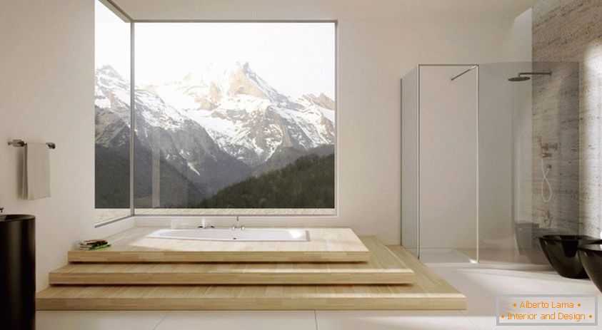 Cuarto de baño en estilo minimalista