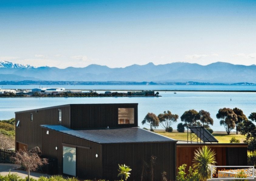 Casa de campo en la costa de Nueva Zelanda