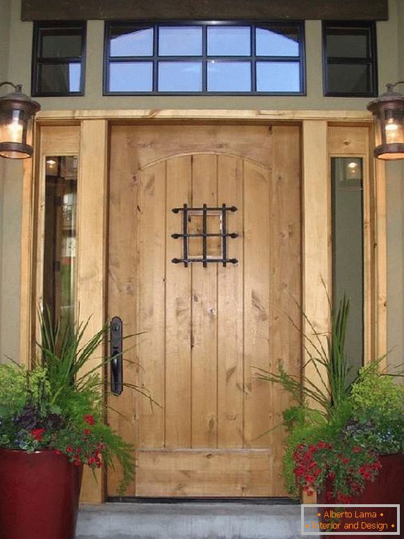 hermosas puertas de entrada de madera, foto 38