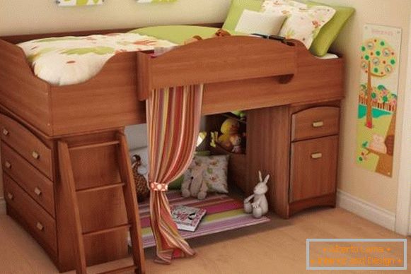 Baby bed loft для девочки