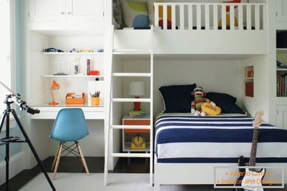 Muebles empotrados - cama de bebé loft photo