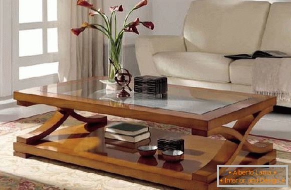 mesa de centro de madera, foto 2
