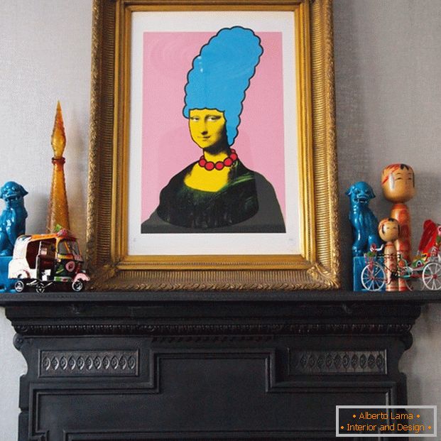 Imagen: Mona Lisa y Marge Simpson, dos en uno.