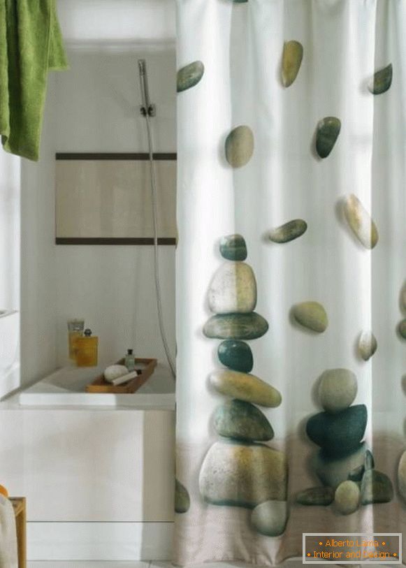 Interesante cortina de baño