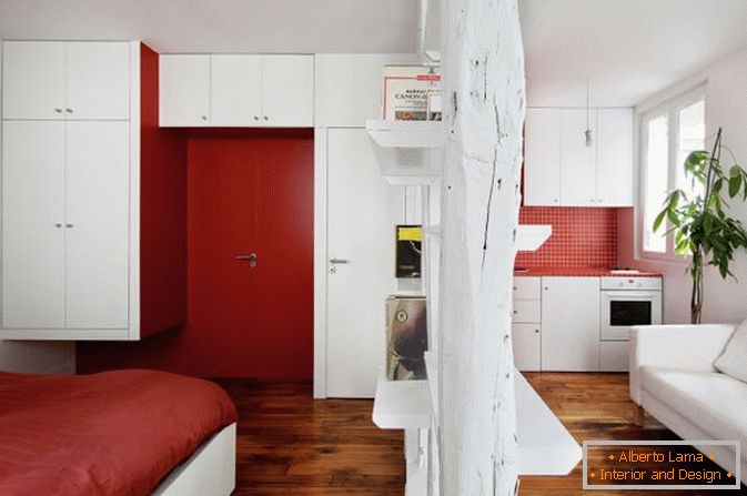 Renovación elegante apartamento de 25 metros cuadrados