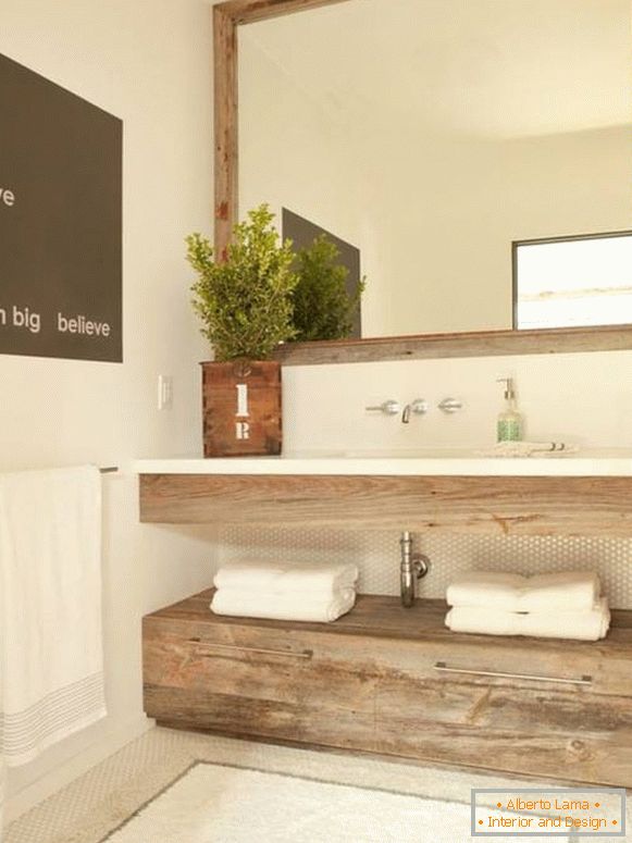 Elegantes muebles de baño minimalistas