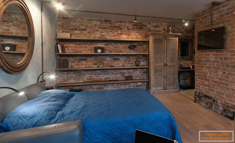 Apartamento de un dormitorio en estilo loft