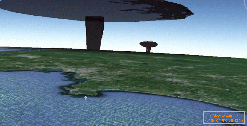 3D- Simulador de consecuencias de la explosión de una bomba nuclear