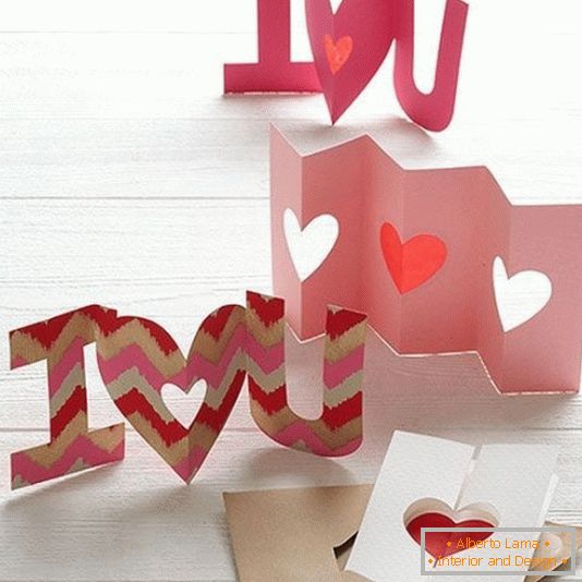 Artesanía de cartón para el Día de San Valentín