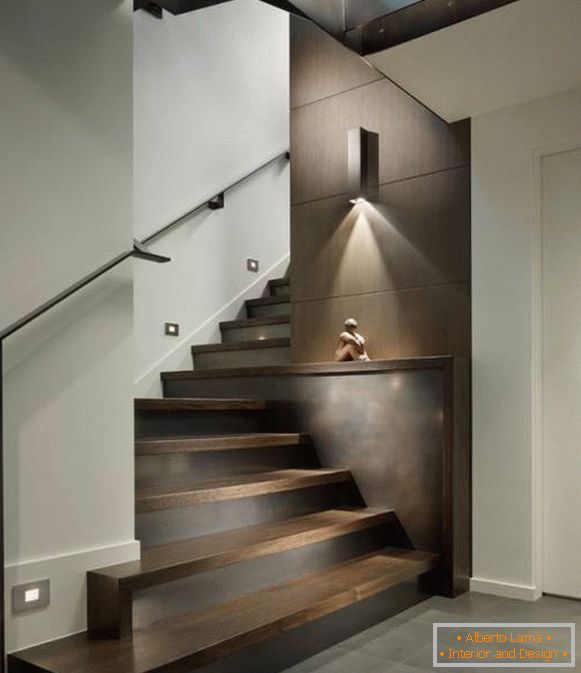 Idea para una impresionante iluminación de escalera