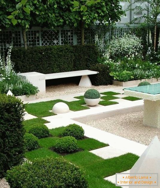 Idea para un jardín elegante