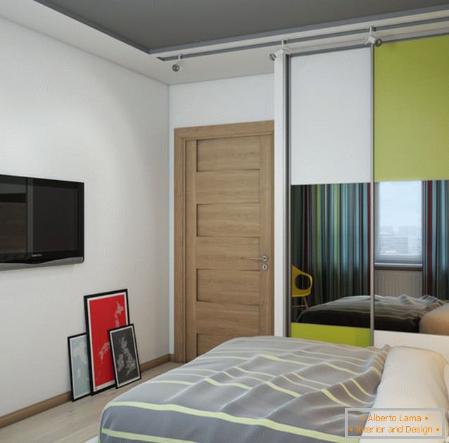 El diseño de un espacioso apartamento de una habitación de 87 metros cuadrados