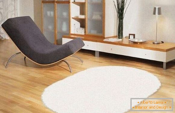 alfombra ovalada blanca, foto 16