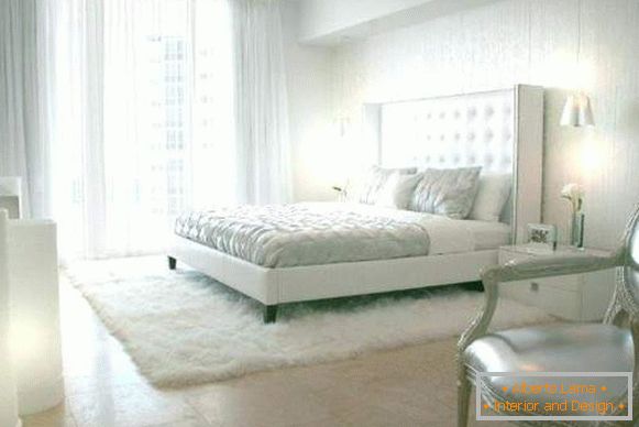 alfombras blancas en diseño de interiores, foto 22