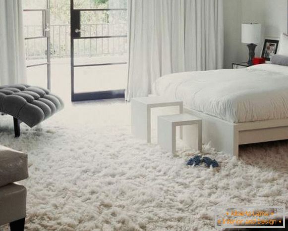 alfombras blancas en el piso, foto 31