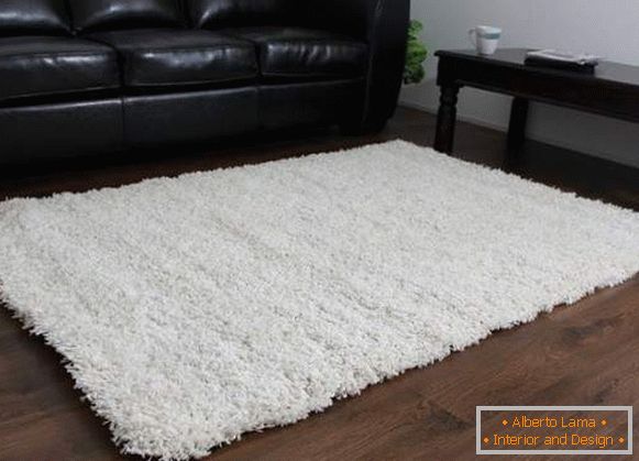 alfombra blanca y esponjosa, foto 5