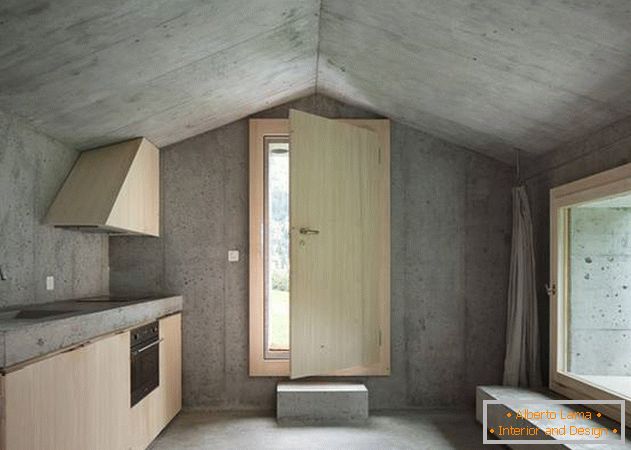 Casa de hormigón en estilo minimalista