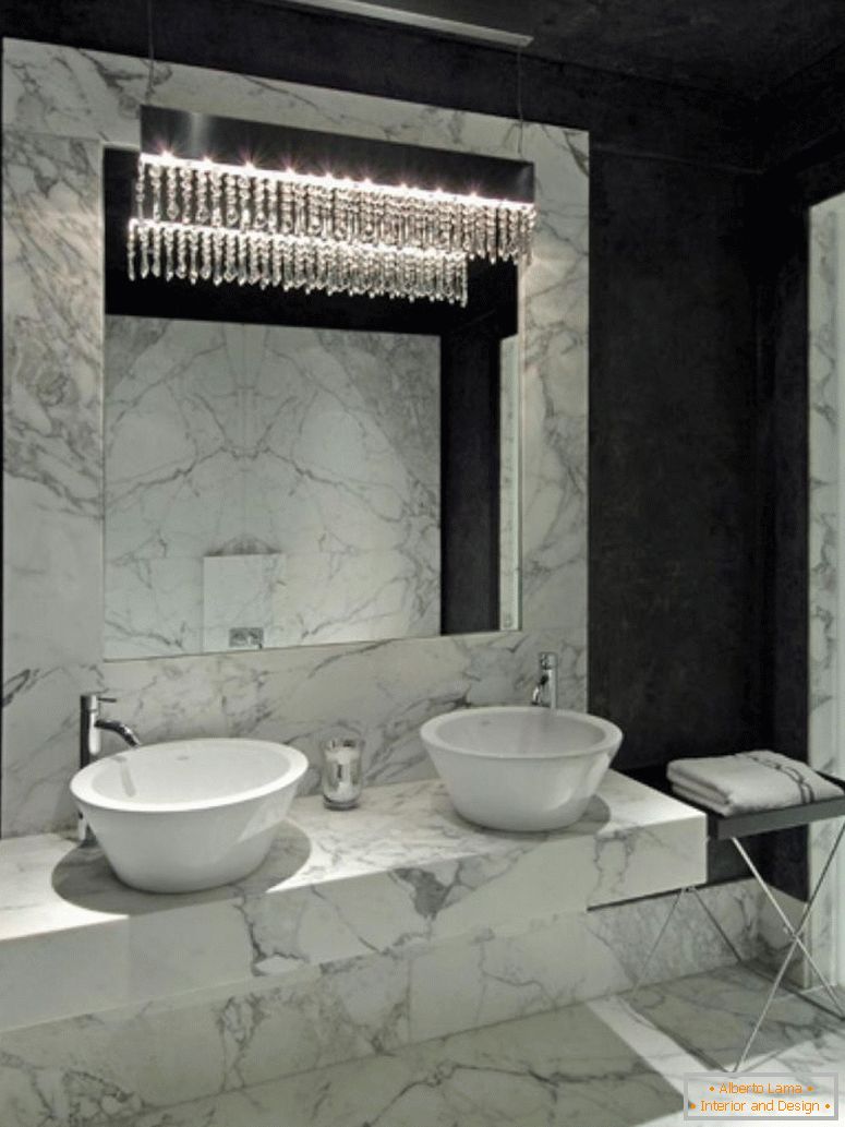contemporary-white-marble-bañeraroom-vanity