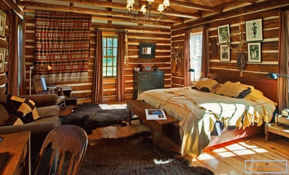 Dormitorio en estilo country