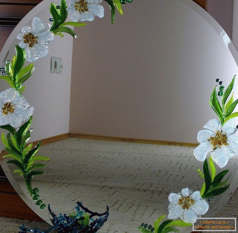 Flores en el espejo