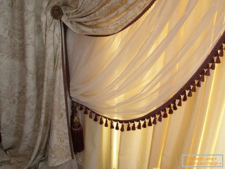 Franja en las cortinas