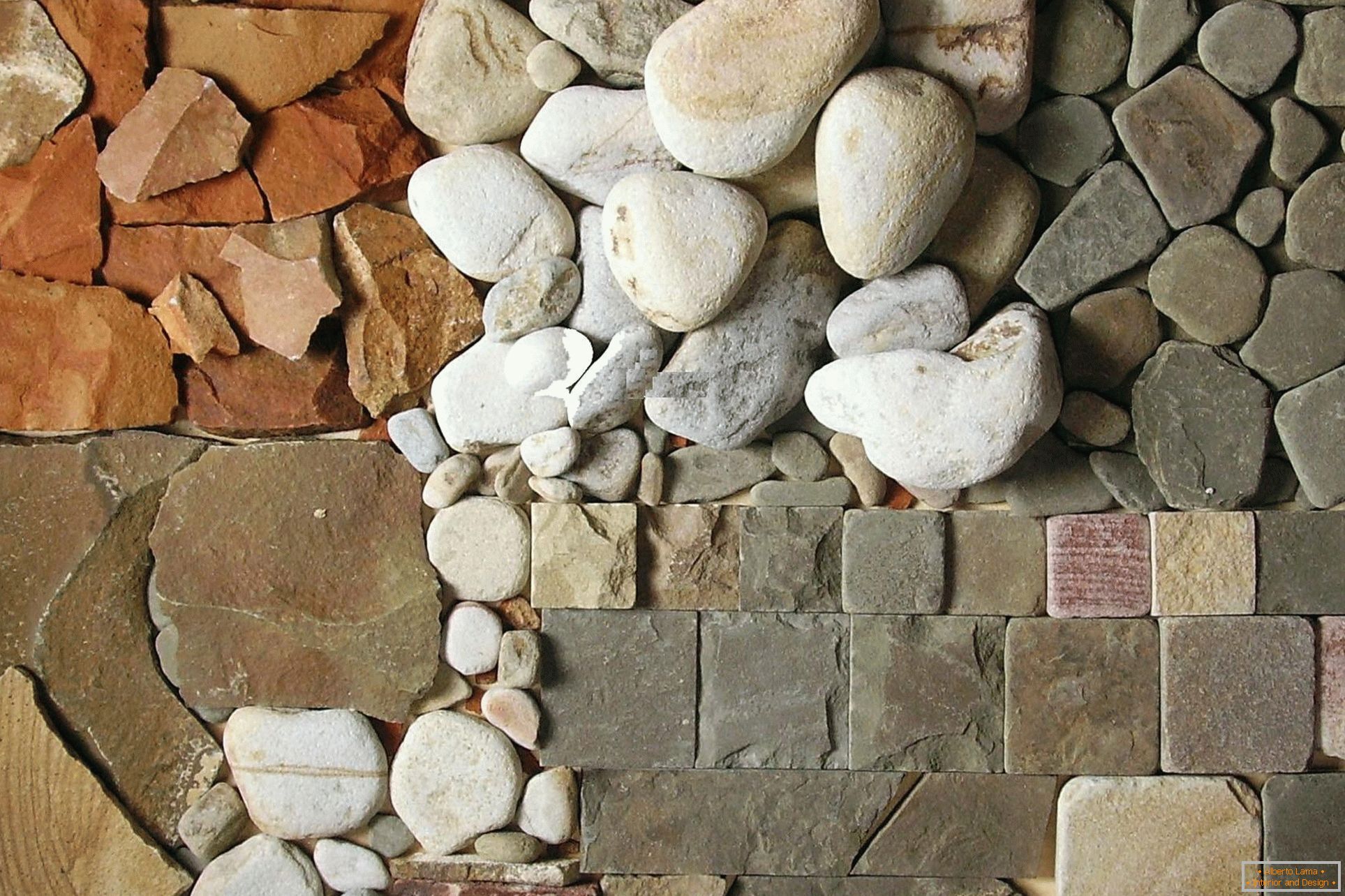 Tipos de piedra para la decoración de la pared 