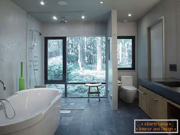 diseño de un baño grande en una casa privada, foto 11