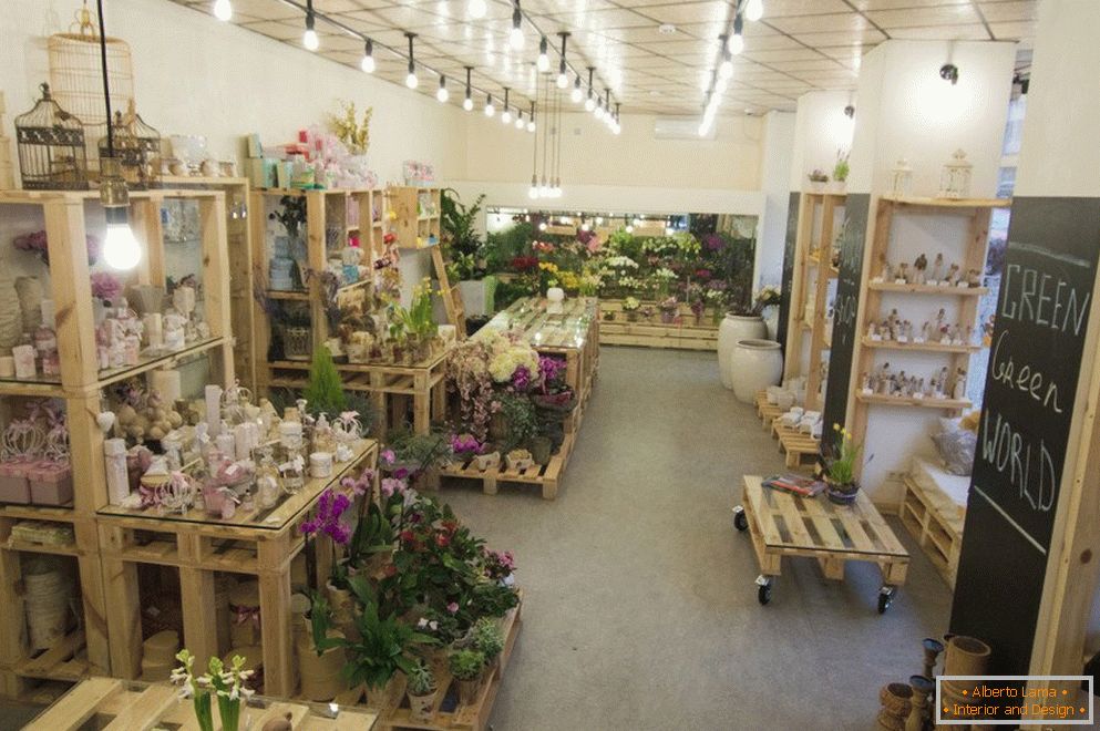 Diseño de tienda de flores