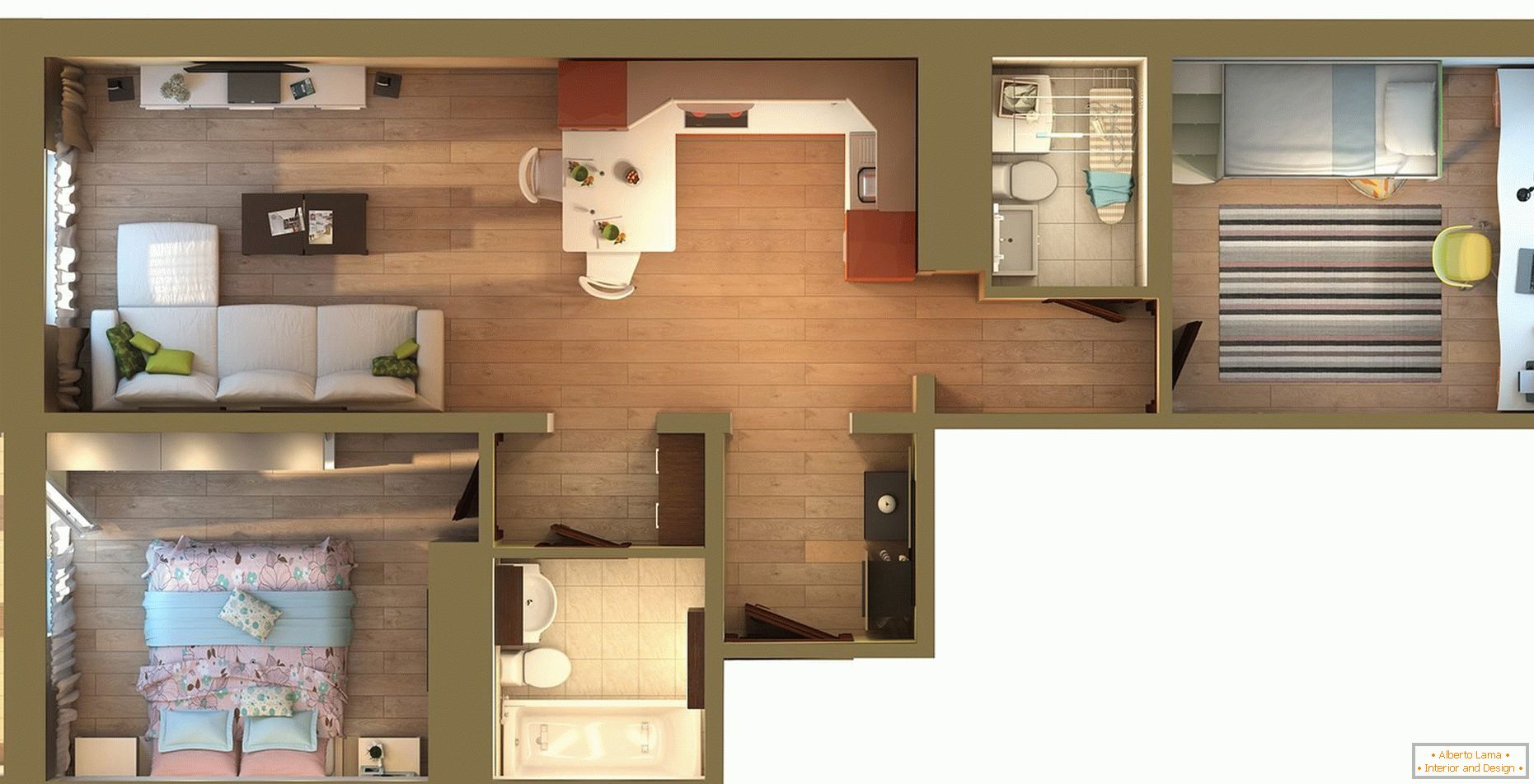 Diseño del apartamento-ryazhonki
