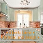 Muebles de cocina pistacho