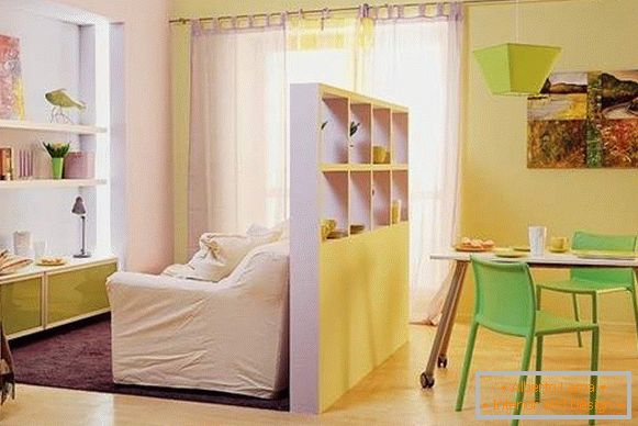 diseño de interiores de un pequeño apartamento de una habitación, foto 25