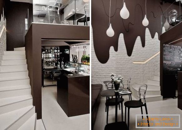 Diseño moderno cafetería bar Chocolate Bar