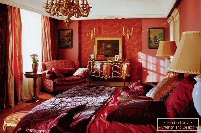 foto de diseño de dormitorio rojo, foto 4